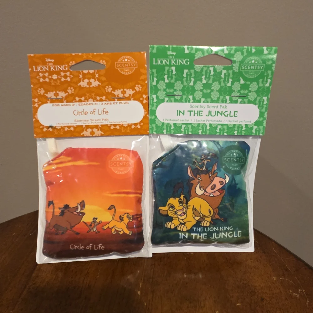 Scentsy Lion King Scent Paks